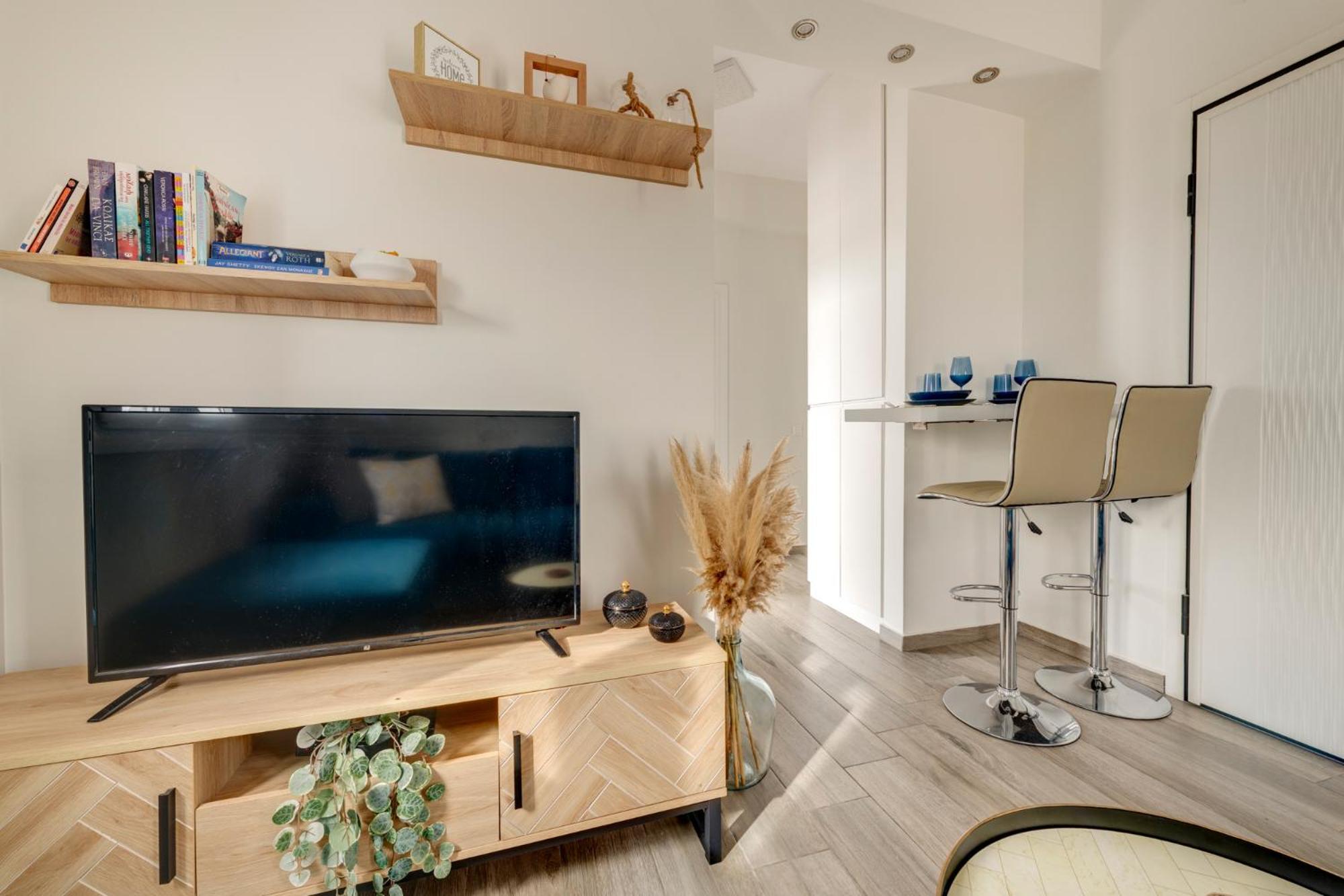 The Book Apartment Megas Gialos - Nites Bagian luar foto